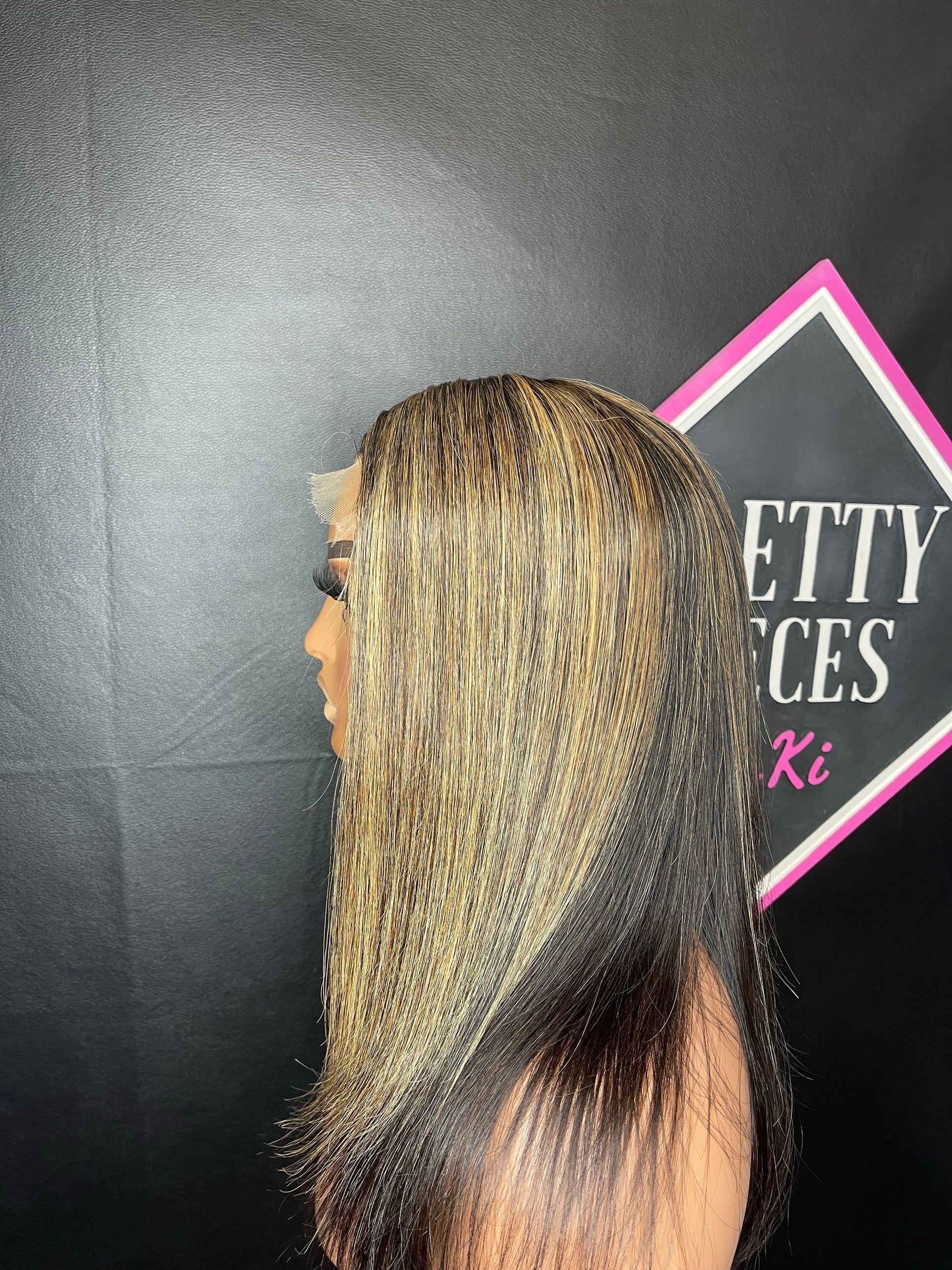 HD Lace Wigs | 14” Aylin Short Unit  (Glue less) | Pretty Pieces by Ki