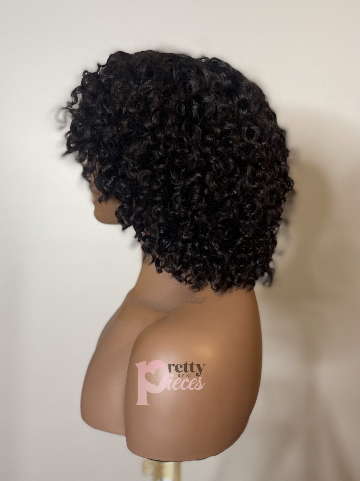 Curly Bang Full Cap Unit RTS (custom)