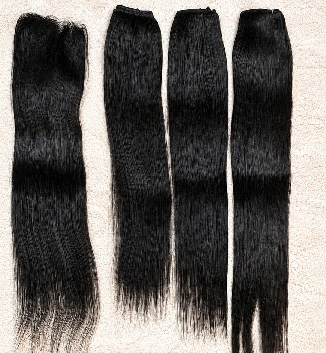 Pretty Value Pieces | 18” Straight Glueless Closure Unit