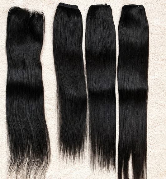 Pretty Value Pieces | 18” Straight Glueless Closure Unit