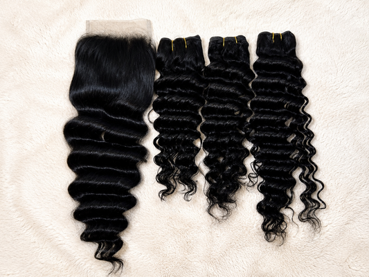 Pretty Value Pieces | 18” Deep Wave Glueless Wig
