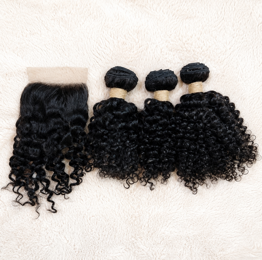 Pretty Value Pieces | 14” Kinky Curly Glueless Wig