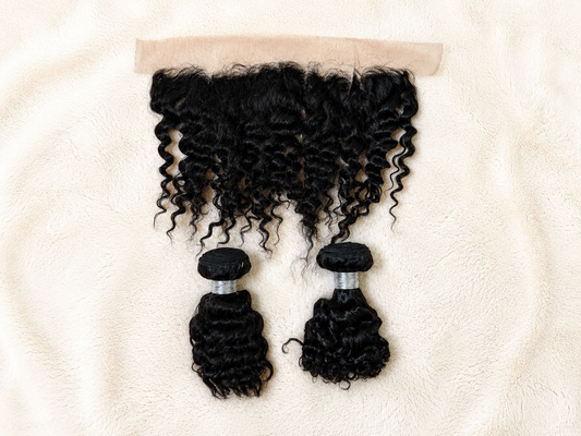 Pretty Value Pieces | 10” Deep Curly Glueless Frontal Wig